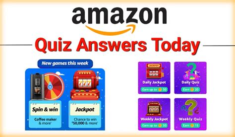 amazon quiz answers today 50,000|Amazon Quiz Answers For September 2, 2021: Win .